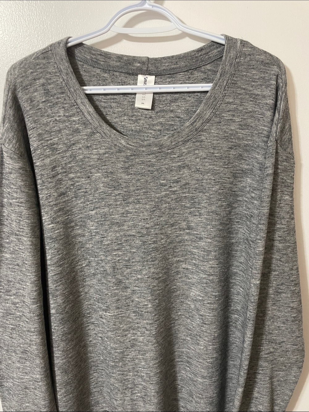 Smash + Tess Heather Grey Maxi Sweater Size 2XL - Picture 3 of 12